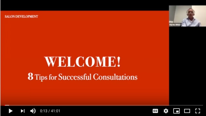Monday Webinar - 8 Tips For A Successful Salon Consultation