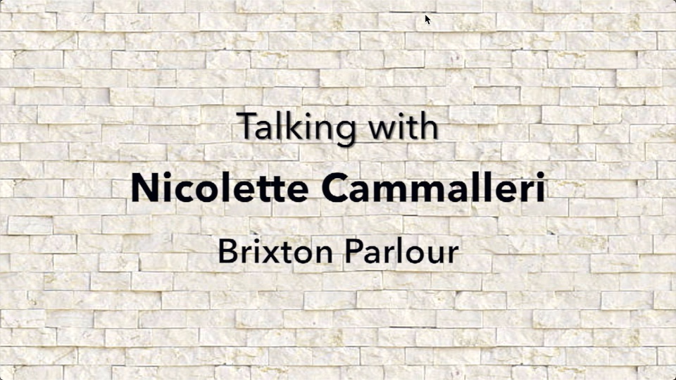 Nicolette Cammalleri of Brixton Parlour  on Why MANEreviews.com